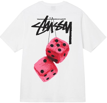 Stüssy Stussy SS22 毛絨骰子圖案男女款短袖圓領T恤. 1904765 2
