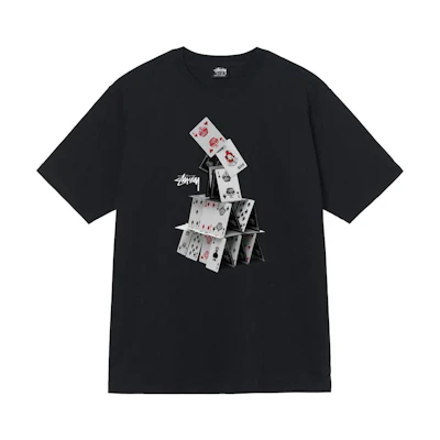 Stüssy Stussy SS22 House of Cards Graphic Vintage Unisex Tee. 1904791