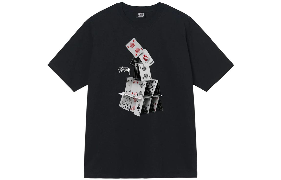 Stüssy Stussy SS22 House of Cards Graphic Vintage Unisex Tee. 1904791 圖 2