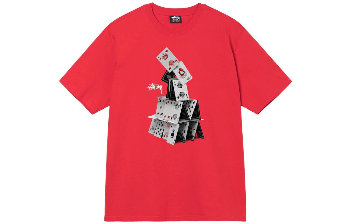 Stüssy Stussy SS22 House of Cards Graphic Vintage Unisex Tee. 1904791 圖 4