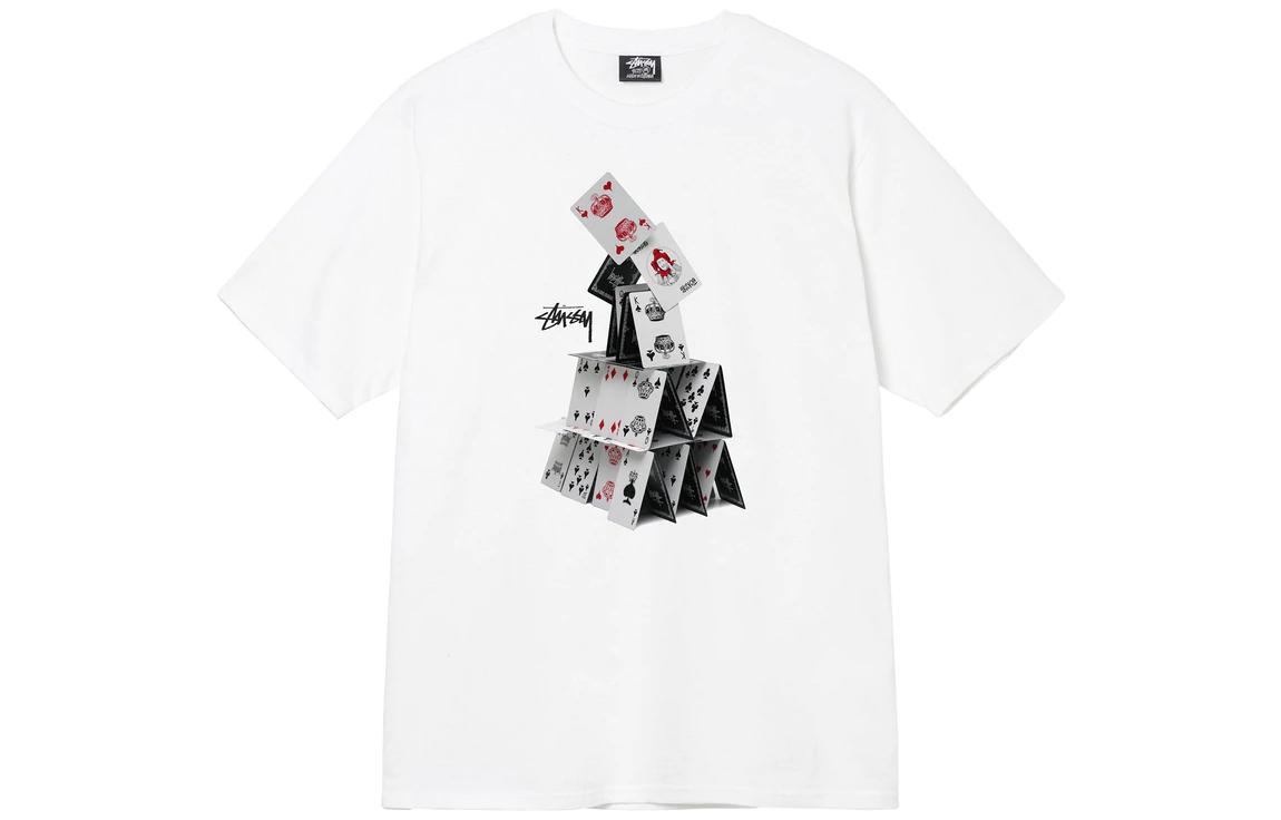 Stüssy Stussy SS22 House of Cards Graphic Vintage Unisex Tee. 1904791 圖 6