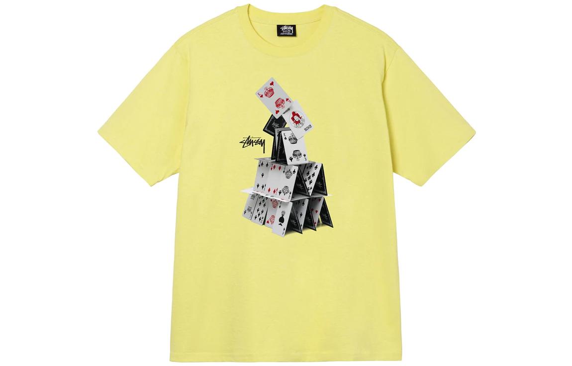 Stüssy Stussy SS22 House of Cards Graphic Vintage Unisex Tee. 1904791 圖 8