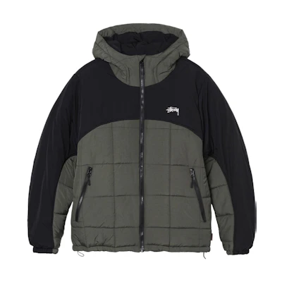 Stüssy Stussy SS22 Primaloft Mountain Jacket Winter Retro Hooded Cotton Coat. 115614