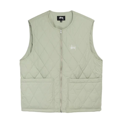 Stüssy Stussy SS22 Quilted Zip Vest American Retro Vest. 115637