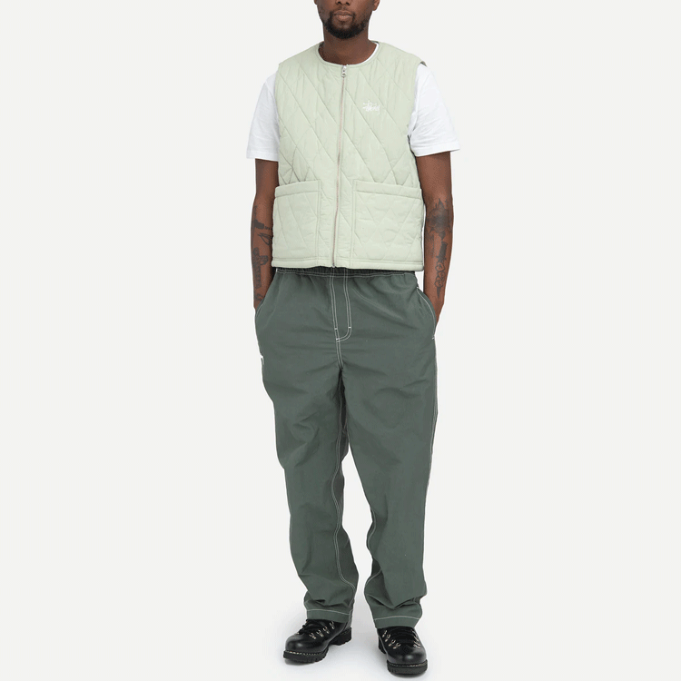 Stüssy Stussy SS22 Quilted Zip Vest American Retro  Vest. 115637 圖 12