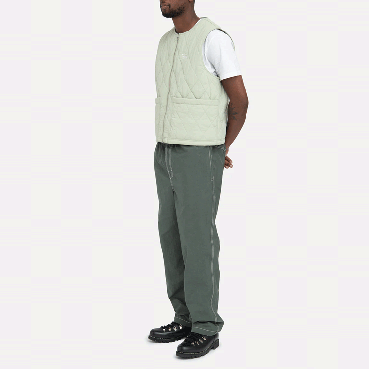 Stüssy Stussy SS22 Quilted Zip Vest American Retro  Vest. 115637 圖 14