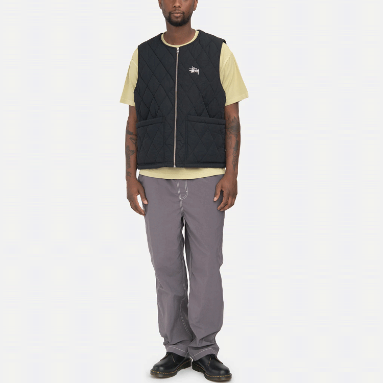 Stüssy Stussy SS22 Quilted Zip Vest American Retro  Vest. 115637 圖 18