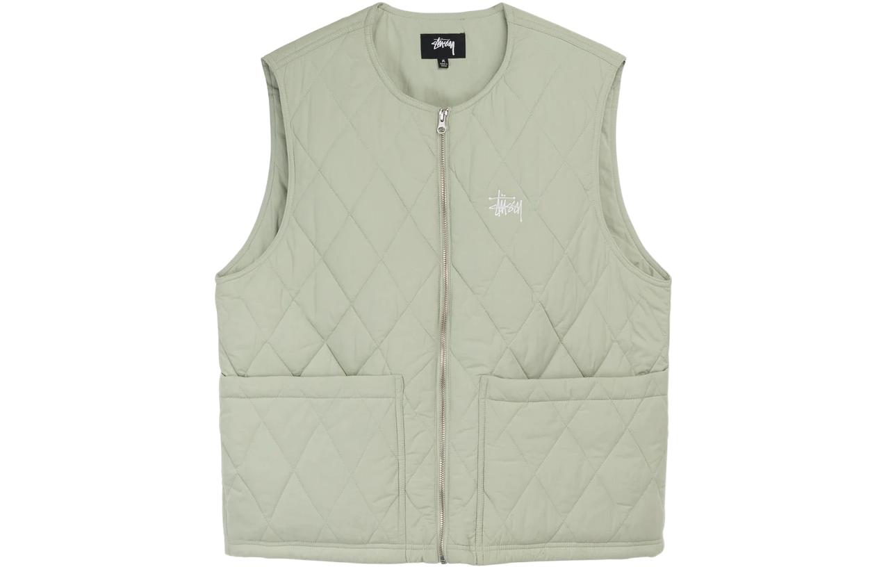 Stüssy Stussy SS22 Quilted Zip Vest American Retro  Vest. 115637 圖 10