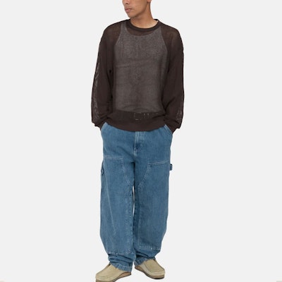 Stüssy Stussy SS22 Solid Color Crewneck Long Sleeve Vintage T-Shirt Unisex. 1140295 5