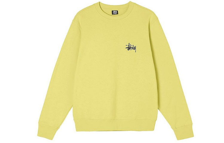 Stüssy Stussy SS22 Unisex Solid Logo Crewneck Long Sleeve Pullover Sweatshirt 1914762 圖 12