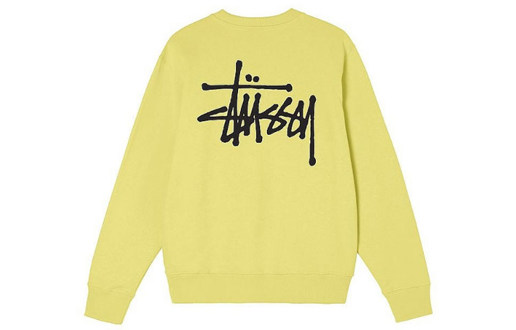 Stüssy Stussy SS22 Unisex Solid Logo Crewneck Long Sleeve Pullover Sweatshirt 1914762 圖 13