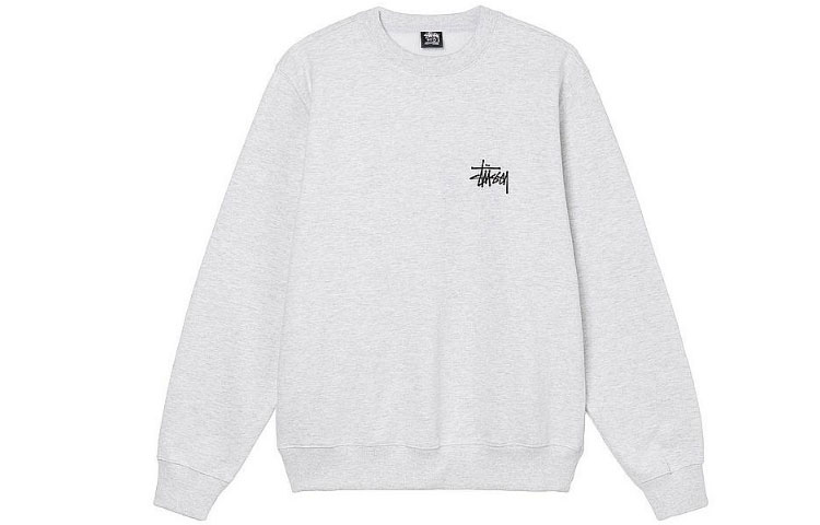 Stüssy Stussy SS22 Unisex Solid Logo Crewneck Long Sleeve Pullover Sweatshirt 1914762 圖 8