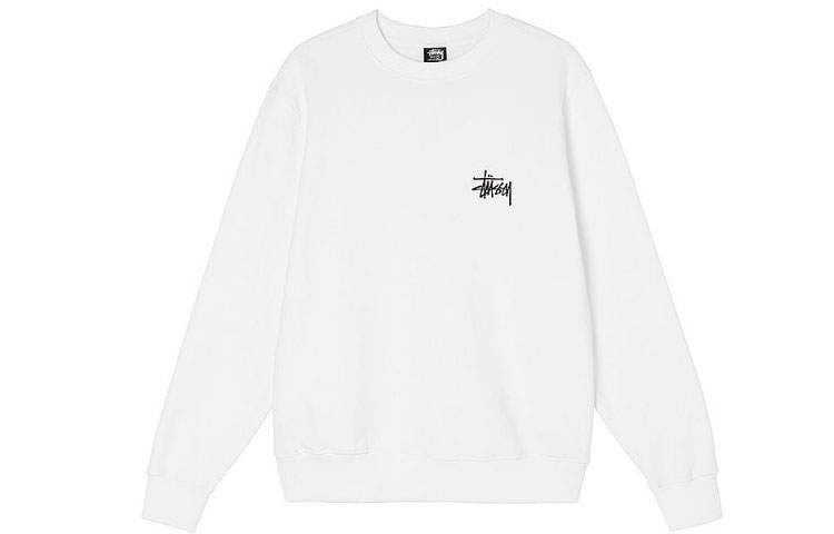 Stüssy Stussy SS22 Unisex Solid Logo Crewneck Long Sleeve Pullover Sweatshirt 1914762 圖 10