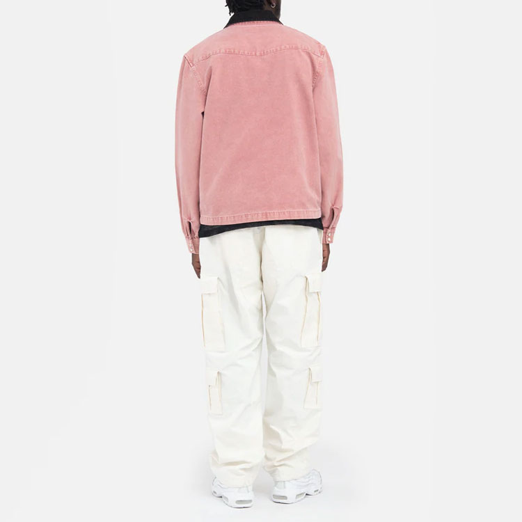 Stüssy Stussy SS22 Washed Canvas Vintage Work Shirt Unisex Denim Style. 1110214 圖 5