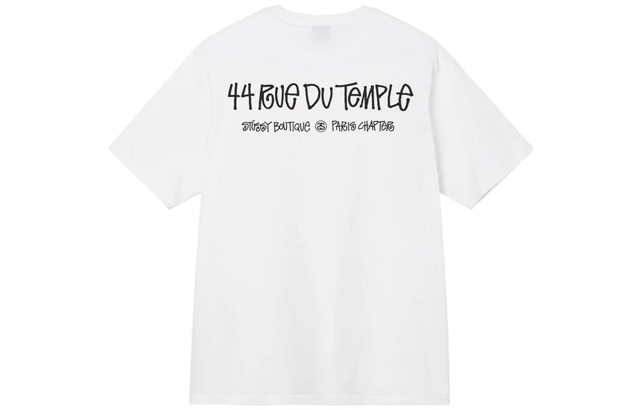 Stüssy Stussy SS22 White Graphic Crewneck Cotton Vintage Unisex Couple T-Shirt. 3903776 圖 3