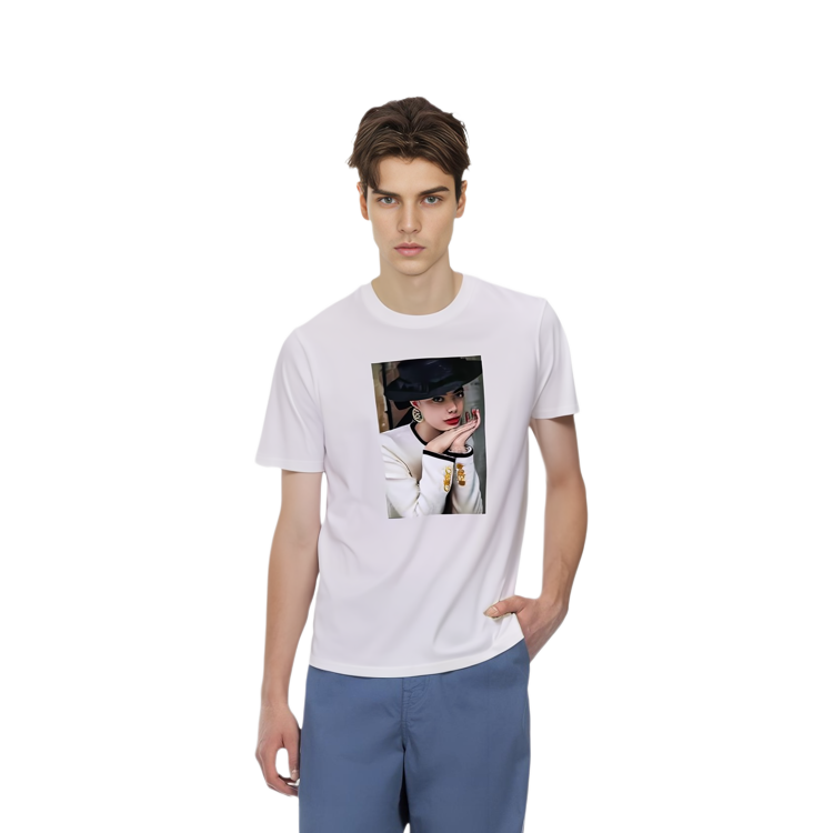 Stüssy Stussy SS22 White Graphic Crewneck Cotton Vintage Unisex Couple T-Shirt. 3903776 圖 4