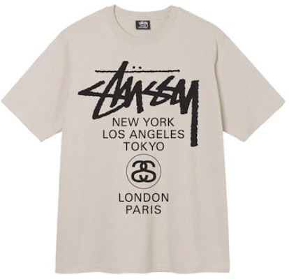 Stüssy Stussy SS22 World Tour Tee Graphic Print Vintage Crewneck Unisex T-Shirt 3903713 Buy Stüssy Stussy SS22 World Tour Tee Graphic Print Vintage Crewneck Unisex T-Shirt 3903713
