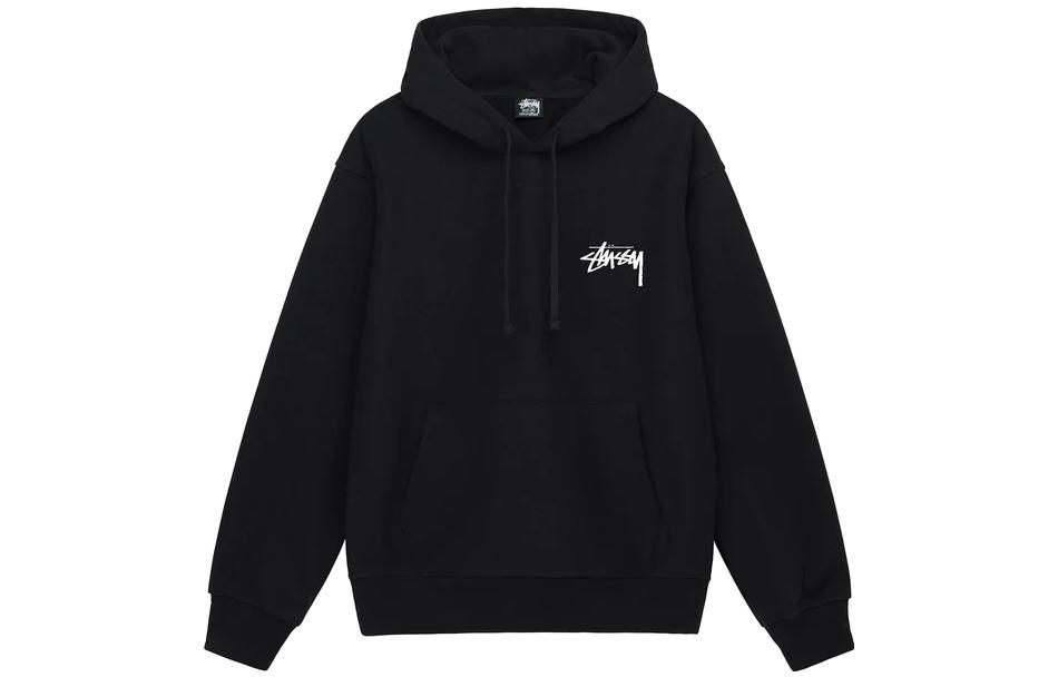Lookbook Hoodie Stüssy Stussy SS23 8-Ball Plush Retro Logo Unisex Pullover Kasual. 1924927