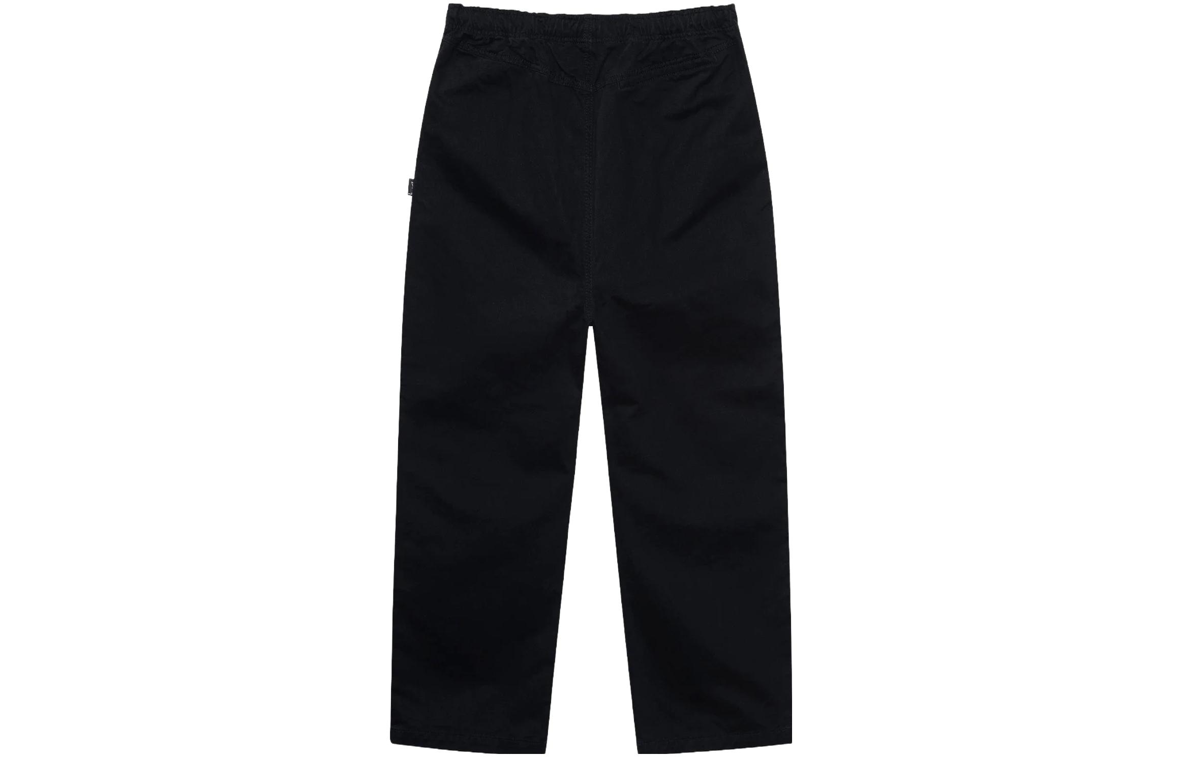 Lookbook Stüssy Stussy SS23 Airbrush Icon Beach Pants Unisex Black Vintage Denim Casual Style. 116622