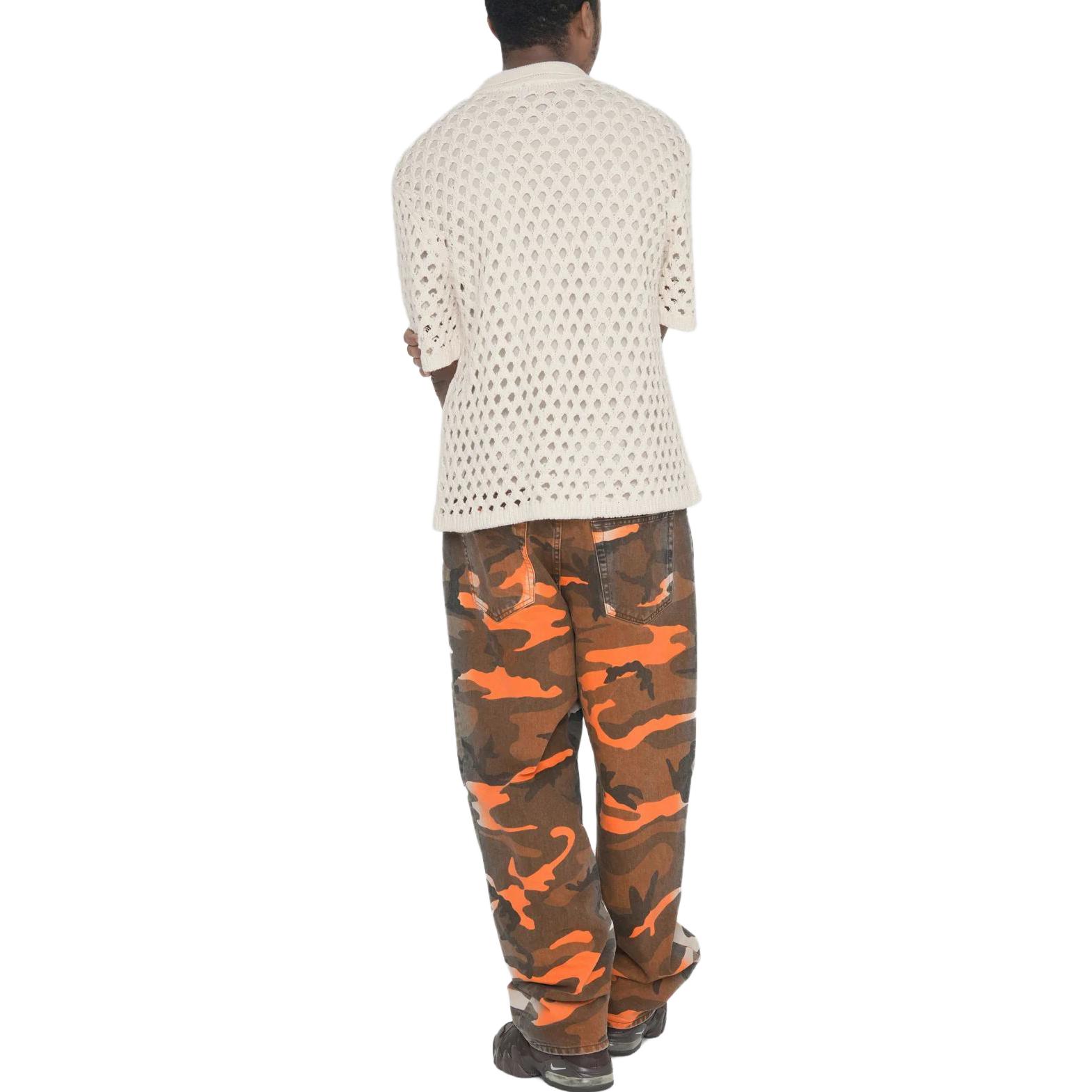 Stüssy Stussy SS23 Big Mesh Polo Sweater Summer 2023 Unisex Short Sleeve Knit Shirt 117178 圖 14