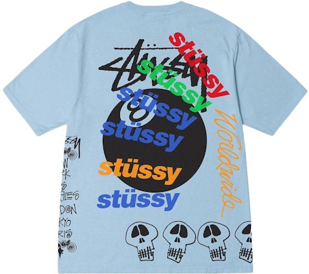 Stüssy SS23 Kaos Hitam 8 Ball Logo Vintage Loose Fit Unisex Koleksi Musim Panas. 1904915 Order Stüssy SS23 Kaos Hitam 8 Ball Logo Vintage Loose Fit Unisex Koleksi Musim Panas. 1904915