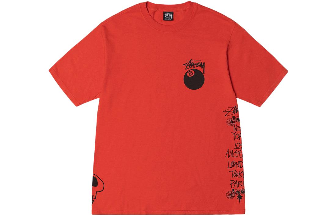 Purchase Stüssy SS23 Kaos Hitam 8 Ball Logo Vintage Loose Fit Unisex Koleksi Musim Panas. 1904915