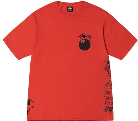 Stüssy SS23 Kaos Hitam 8 Ball Logo Vintage Loose Fit Unisex Koleksi Musim Panas. 1904915 Purchase Stüssy SS23 Kaos Hitam 8 Ball Logo Vintage Loose Fit Unisex Koleksi Musim Panas. 1904915