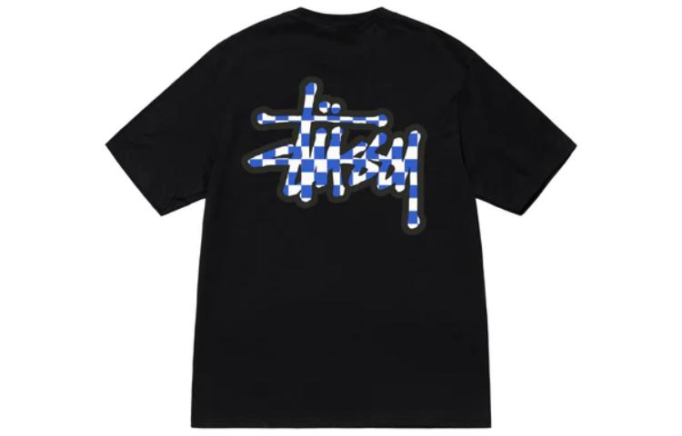 Stüssy Stussy SS23 Checker Stock Tee Casual Loose Fit Unisex Graphic T-Shirt. 1904987