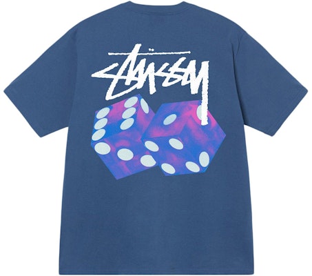 Stüssy Stussy SS23 Diced Out Tee Dice Print Unisex Retro T-Shirt. 1904971 Cheap Stüssy Stussy SS23 Diced Out Tee Dice Print Unisex Retro T-Shirt. 1904971