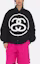 Cheap Stüssy SS23 双S标志复古棒球轰炸夹克黑色男女款. 115710