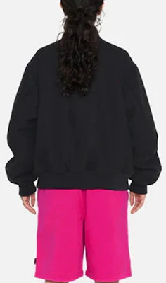 Stüssy SS23 双S标志复古棒球轰炸夹克黑色男女款. 115710 1