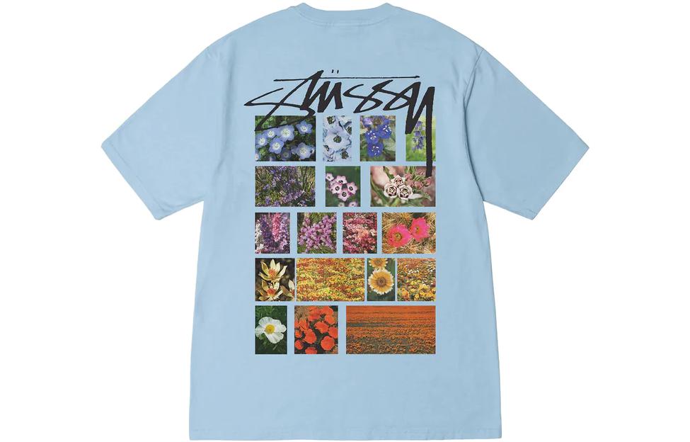 Cheap Stüssy Stussy SS23 Floral Print Crewneck Short Sleeve T-Shirt Unisex. 1904884