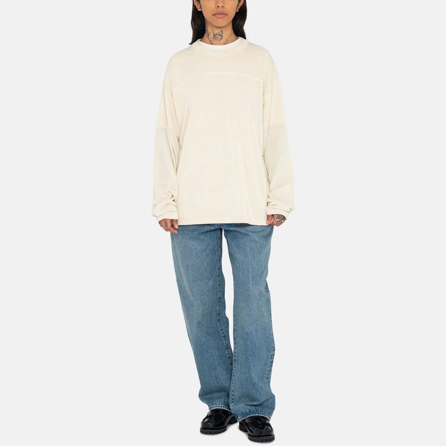 Stüssy Stussy SS23 Football Sweater Summer Knit Vintage Oversized Unisex Pullover. 117181 圖 10