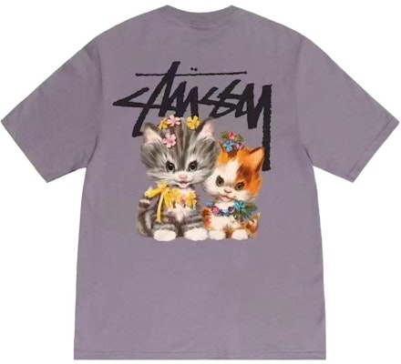 Stüssy Stussy SS23 Kittens Tee 3D Cat Cartoon Graphic Logo Unisex Crewneck T-Shirt. 1904965 Order Stüssy Stussy SS23 Kittens Tee 3D Cat Cartoon Graphic Logo Unisex Crewneck T-Shirt. 1904965