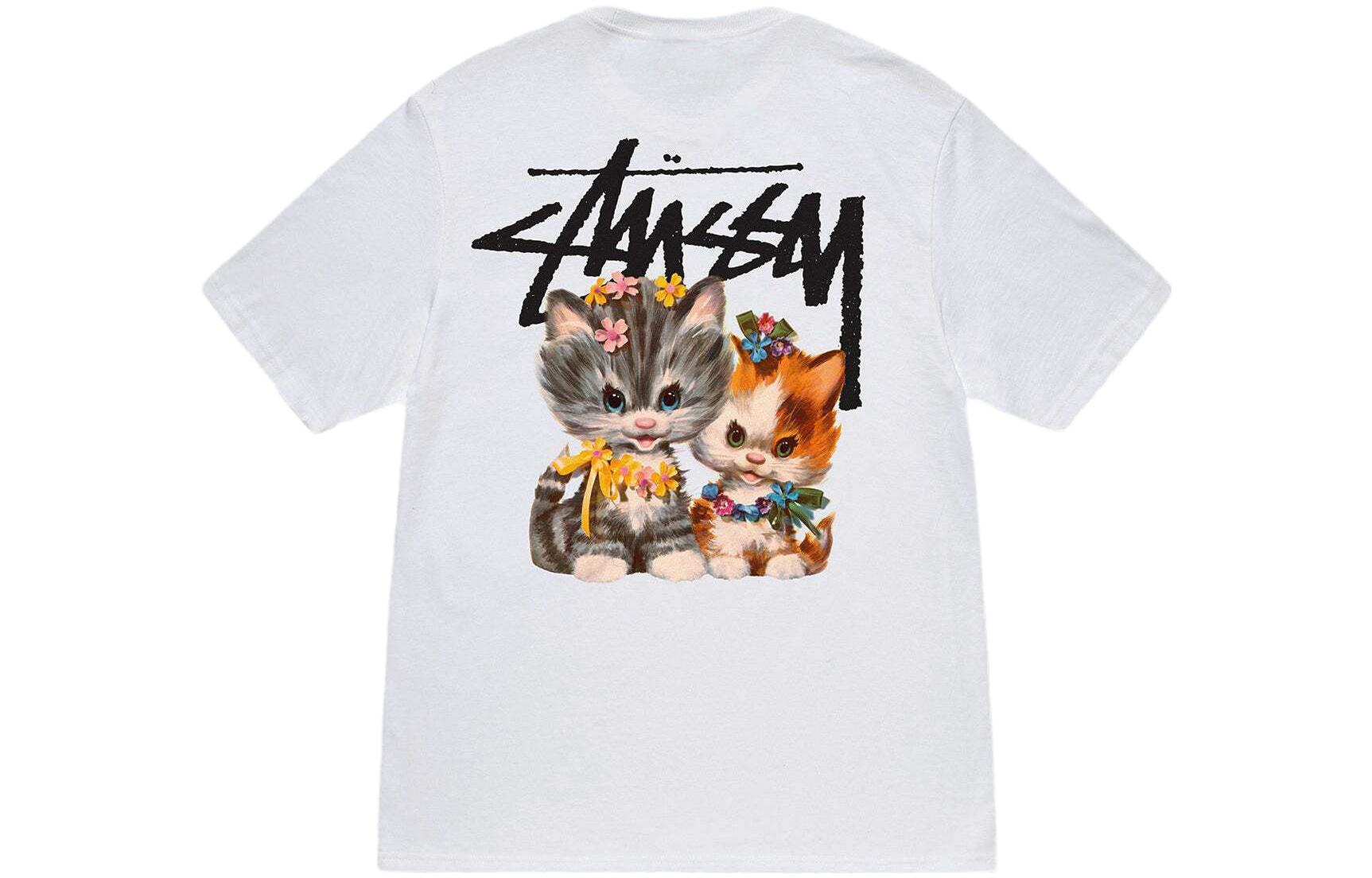 Purchase Stüssy Stussy SS23 Kittens Tee 3D Cat Cartoon Graphic Logo Unisex Crewneck T-Shirt. 1904965
