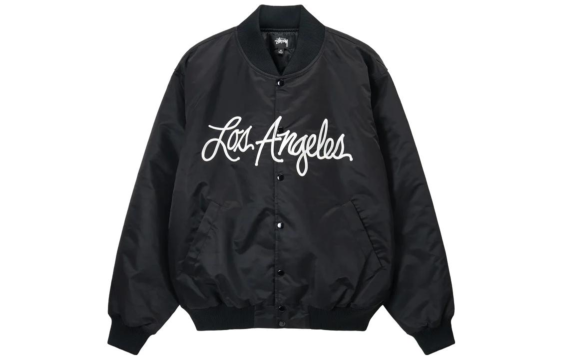 Stüssy Stussy SS23 LA Chapter Satin Varsity Jacket Retro Baseball Unisex. 115691