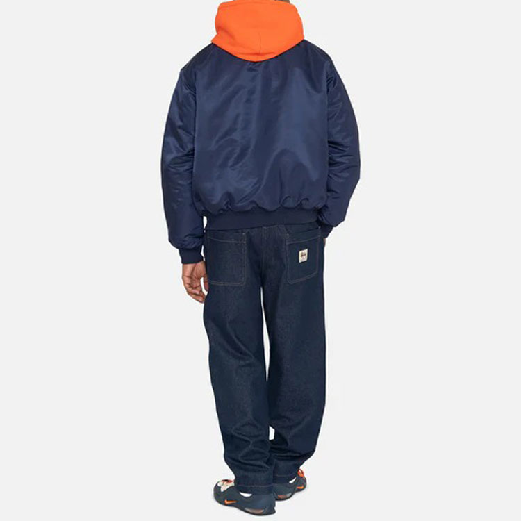 Stüssy Stussy SS23 LA Chapter Satin Varsity Jacket Retro Baseball Unisex. 115691 圖 12