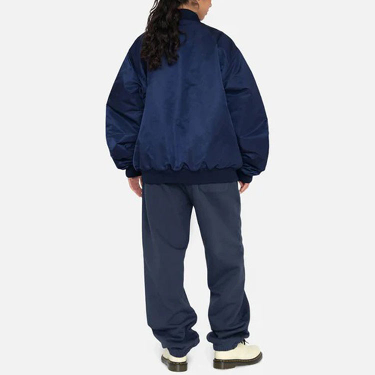 Stüssy Stussy SS23 LA Chapter Satin Varsity Jacket Retro Baseball Unisex. 115691 圖 15