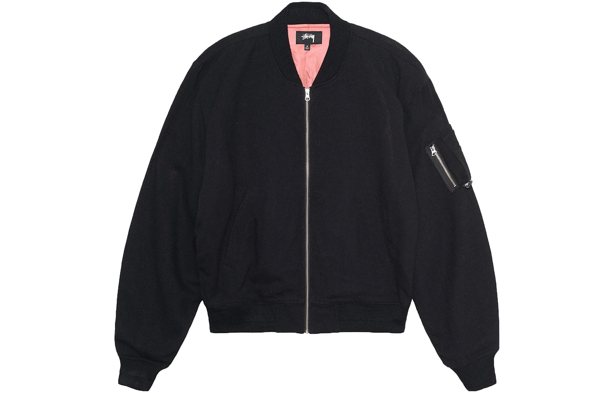 Stüssy Stussy SS23 Linen Beach Bomber Summer Vintage Unisex Casual Jacket. 115703 圖 7