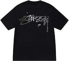 Stüssy Stussy SS23 Mercury Logo Print Tee Unisex Round Neck Short Sleeve T-Shirt. 1904983 Stüssy Stussy SS23 Mercury Logo Print Tee Unisex Round Neck Short Sleeve T-Shirt. 1904983
