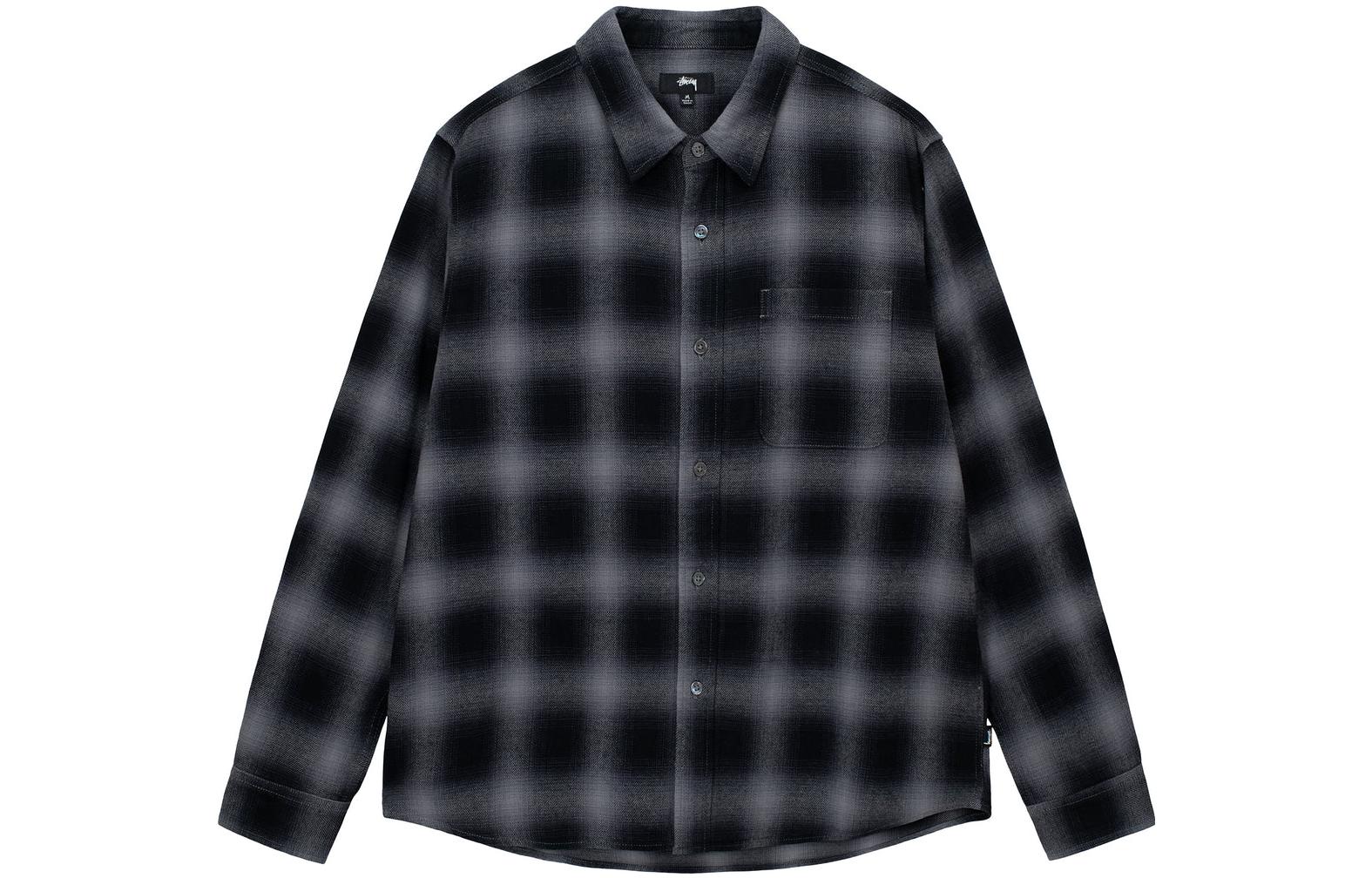 Stüssy Stussy SS23 Pete Plaid Checkered Long Sleeve Retro Shirt Unisex 1110277