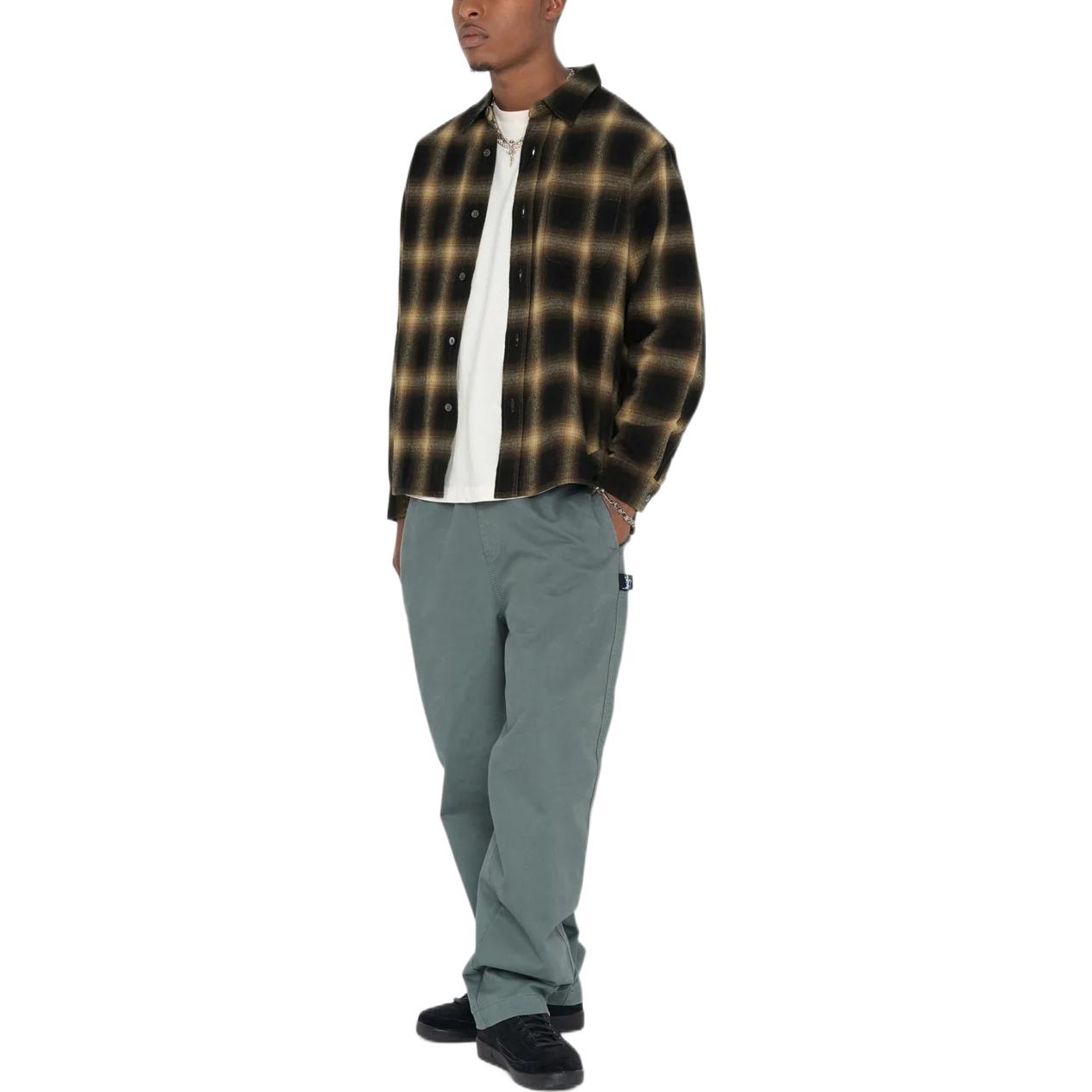 Stüssy Stussy SS23 Pete Plaid Checkered Long Sleeve Retro Shirt Unisex 1110277 圖 10