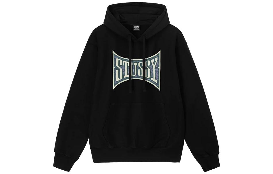 Stüssy Stussy SS23 Retro Letter Print Hoodie Unisex American Vintage Style. 1924882 圖 2