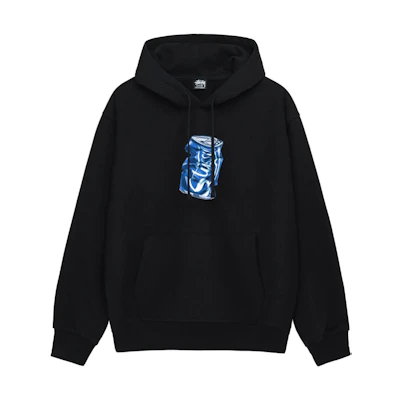 Stüssy Stussy SS23 Soda Can Print Retro Drawstring Hoodie Unisex Summer Collection. 1924936