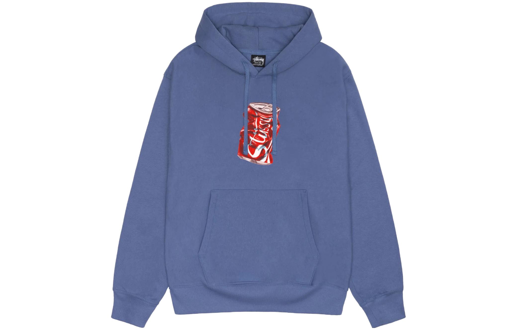 Stüssy Stussy SS23 Soda Can Print Retro Drawstring Hoodie Unisex Summer Collection. 1924936 圖 6