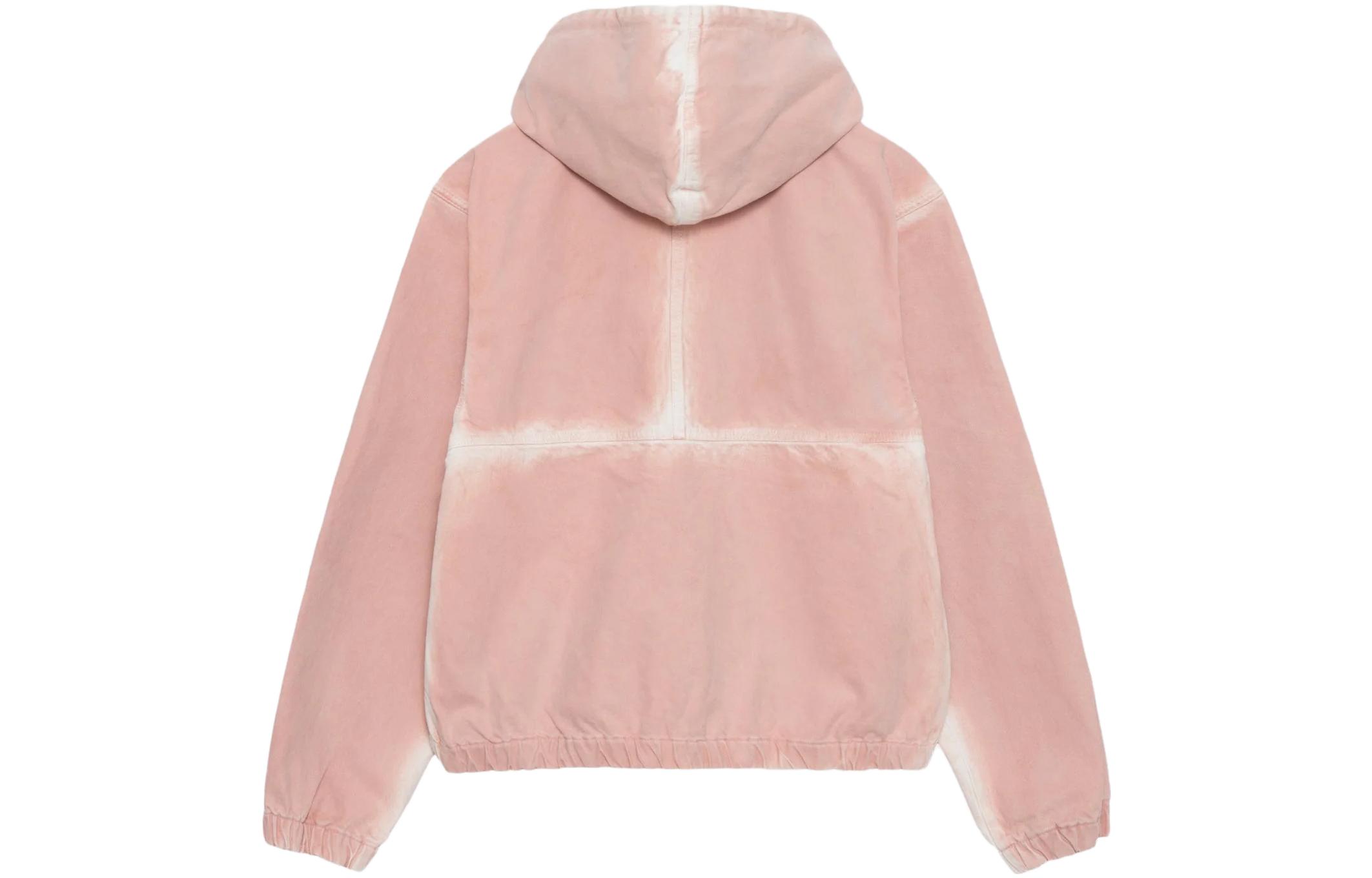 Stüssy Stussy SS23 Spray Dye Hooded Work Jacket Unisex Retro Denim Summer Style. 115705 圖 13