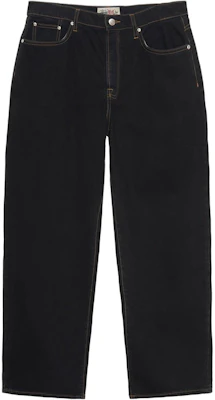 Stüssy SS23 Spray Dye Jeans Longgar Retro Unisex Denim Kasual Musim Panas. 116617 11