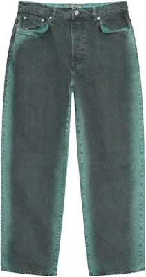 Stüssy SS23 Spray Dye Jeans Longgar Retro Unisex Denim Kasual Musim Panas. 116617 Lookbook Stüssy SS23 Spray Dye Jeans Longgar Retro Unisex Denim Kasual Musim Panas. 116617