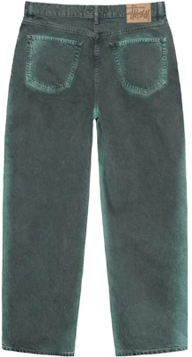Stüssy SS23 Spray Dye Jeans Longgar Retro Unisex Denim Kasual Musim Panas. 116617 Shop Stüssy SS23 Spray Dye Jeans Longgar Retro Unisex Denim Kasual Musim Panas. 116617