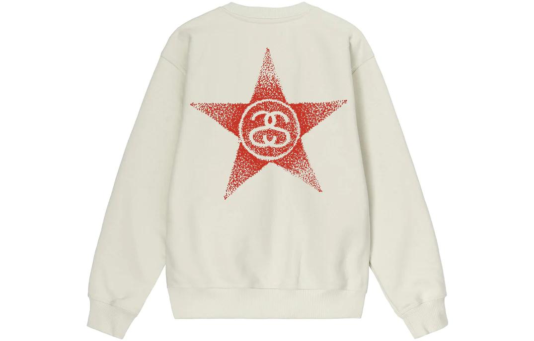 Stüssy Stussy SS23 SS-LINK Star Print Crewneck Retro Sweatshirt Unisex. 1914887 圖 11